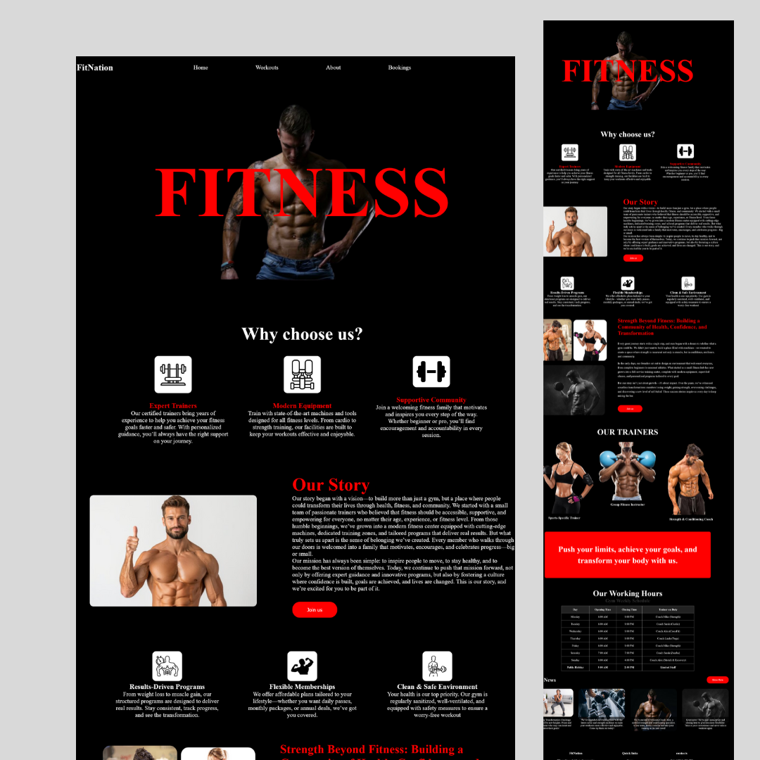 FitNation App screenshot